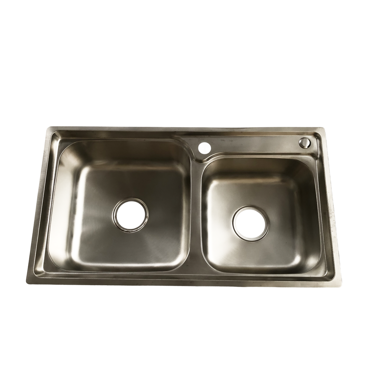 Évier de Cuisine, Double cuve en Acier Inoxydable