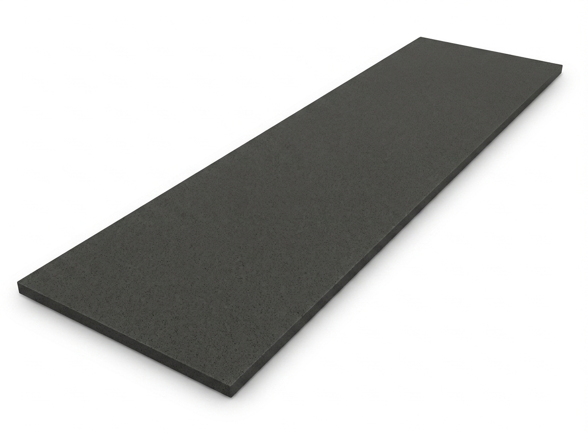 Plan de travail Quartz Pure Black - vue complète