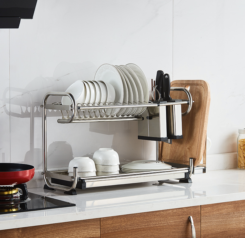 Egouttoir à Vaisselle/ Rangement et Organisation de Cuisine Model Premium
