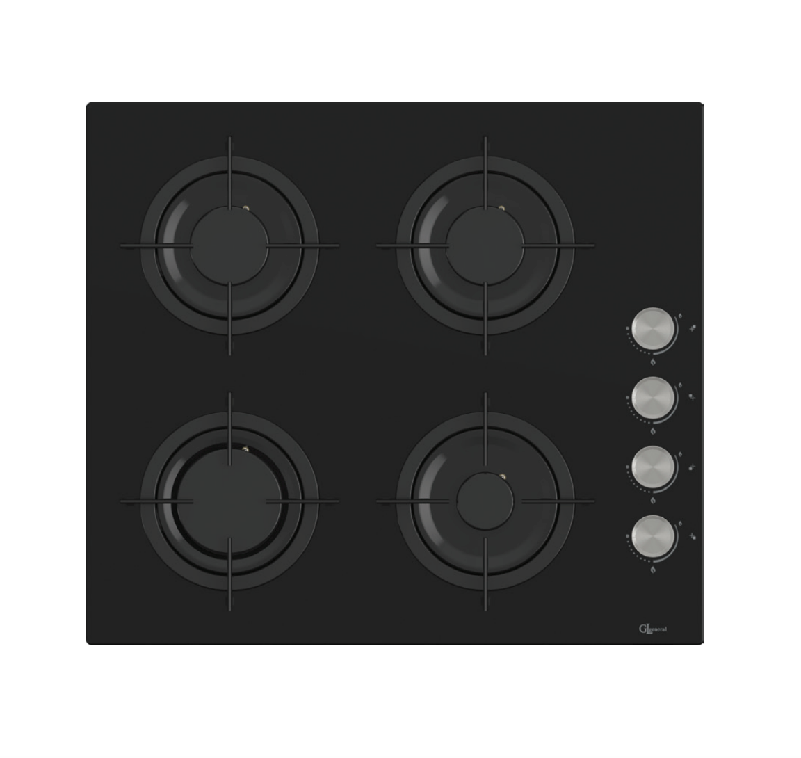 Plaque de cuisson à gaz 4 feux 60cm