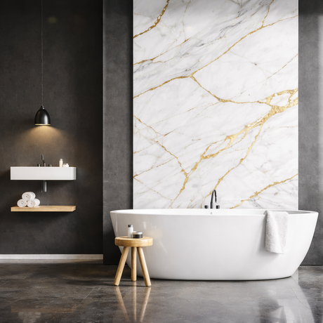 Crédence Carrara Gold PVC