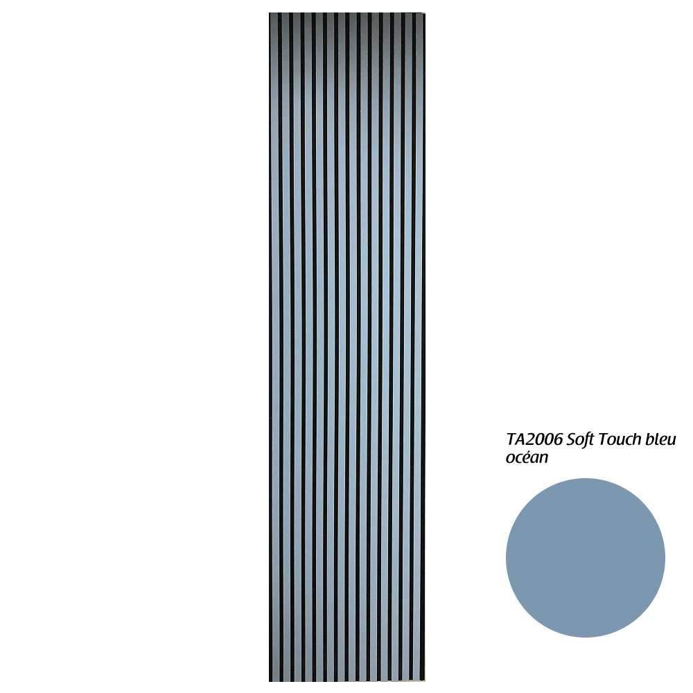 Panneau Acoustique TA2006 Soft Touch bleu océan