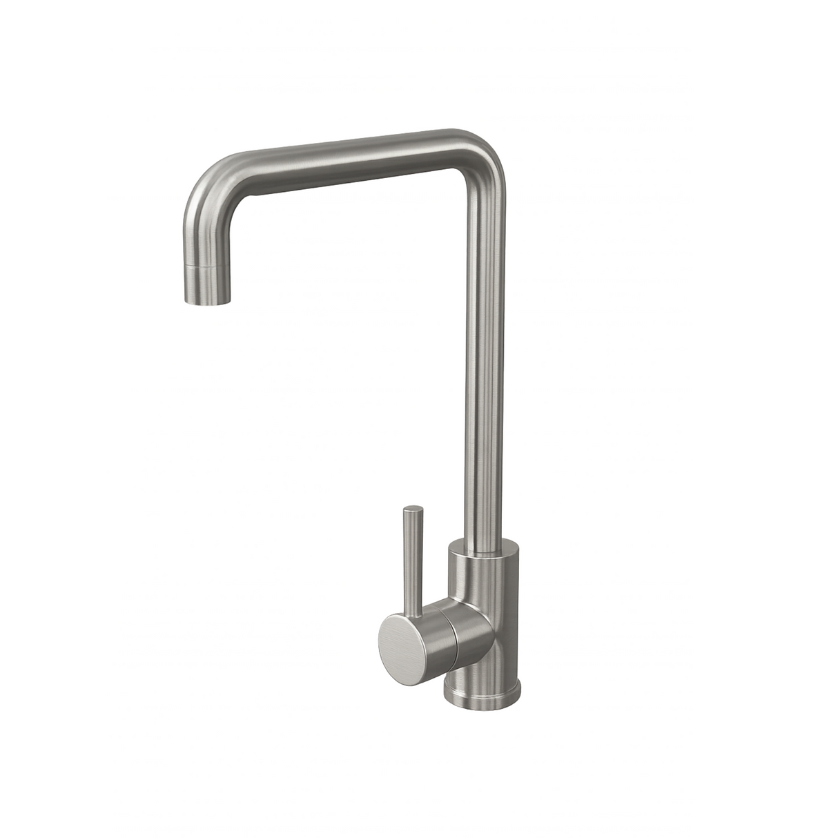 Robinet Cuisine, Mitigeur Cuisine Pivotant à 360, Acier Inoxydable, Forme en L