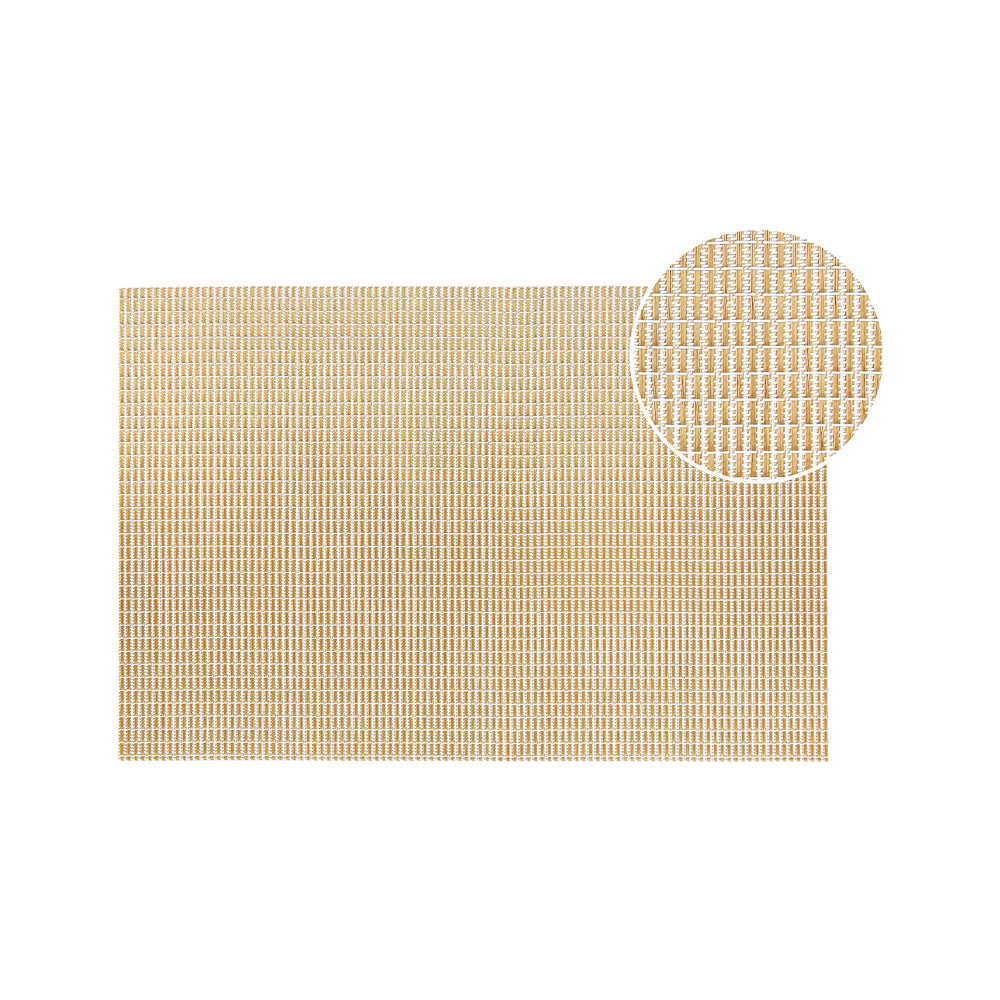 Set de table doré en tissu tissé serré, sous-verres, napperons pour repas, Pratique et Élégant pour Votre Table