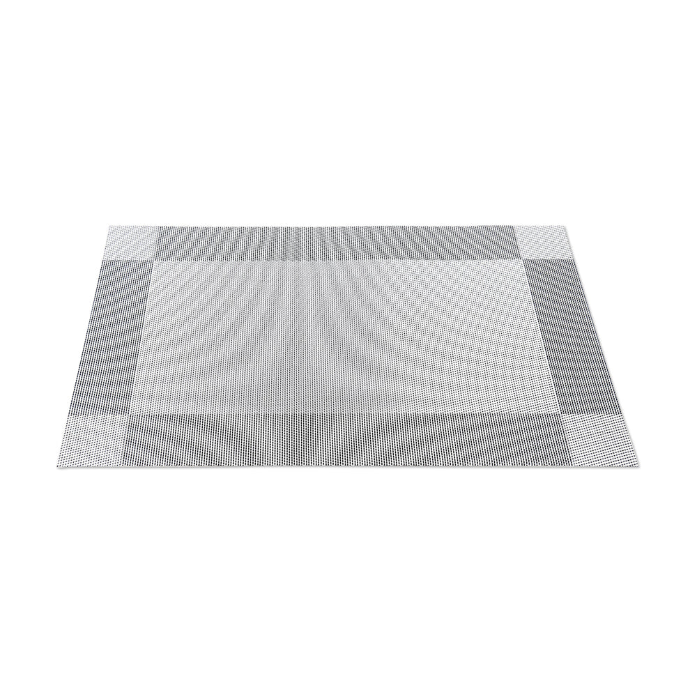 Set de table gris en tissu tissé serré, sous-verres, napperons pour repas, Pratique et Élégant pour Votre Table