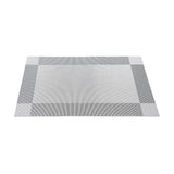 Set de table gris en tissu tissé serré, sous-verres, napperons pour repas, Pratique et Élégant pour Votre Table