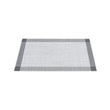 Set de table gris & noir en tissu tissé serré, sous-verres, napperons pour repas, Pratique et Élégant pour Votre Table