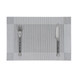 Set de table gris en tissu tissé serré, sous-verres, napperons pour repas, Pratique et Élégant pour Votre Table