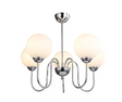 Suspension chrome et blanc 3544-5