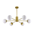 Suspension dorée et blanche 8001-6