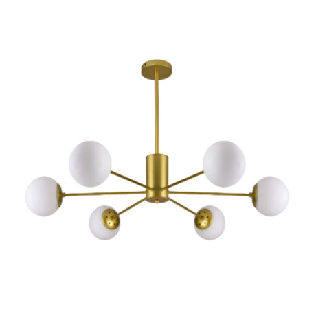 Suspension dorée et blanche 8001-6